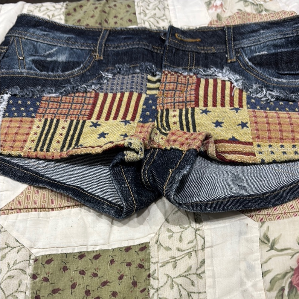 Hot Kiss Blue Denim Shorts